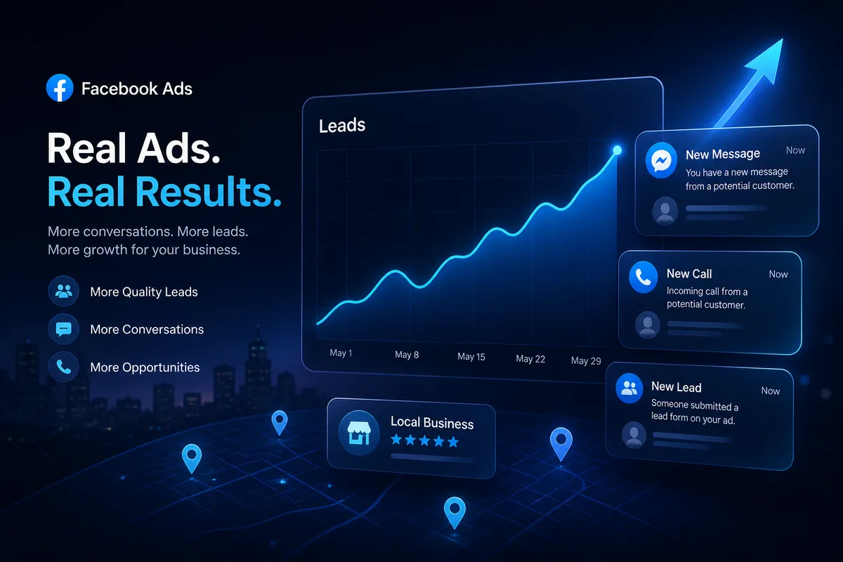 Rezultate Facebook Ads: mesaje, apeluri și lead-uri pentru afaceri