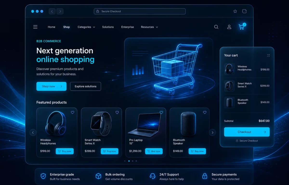 Magazin online PromoNet — storefront modern și conversii ecommerce