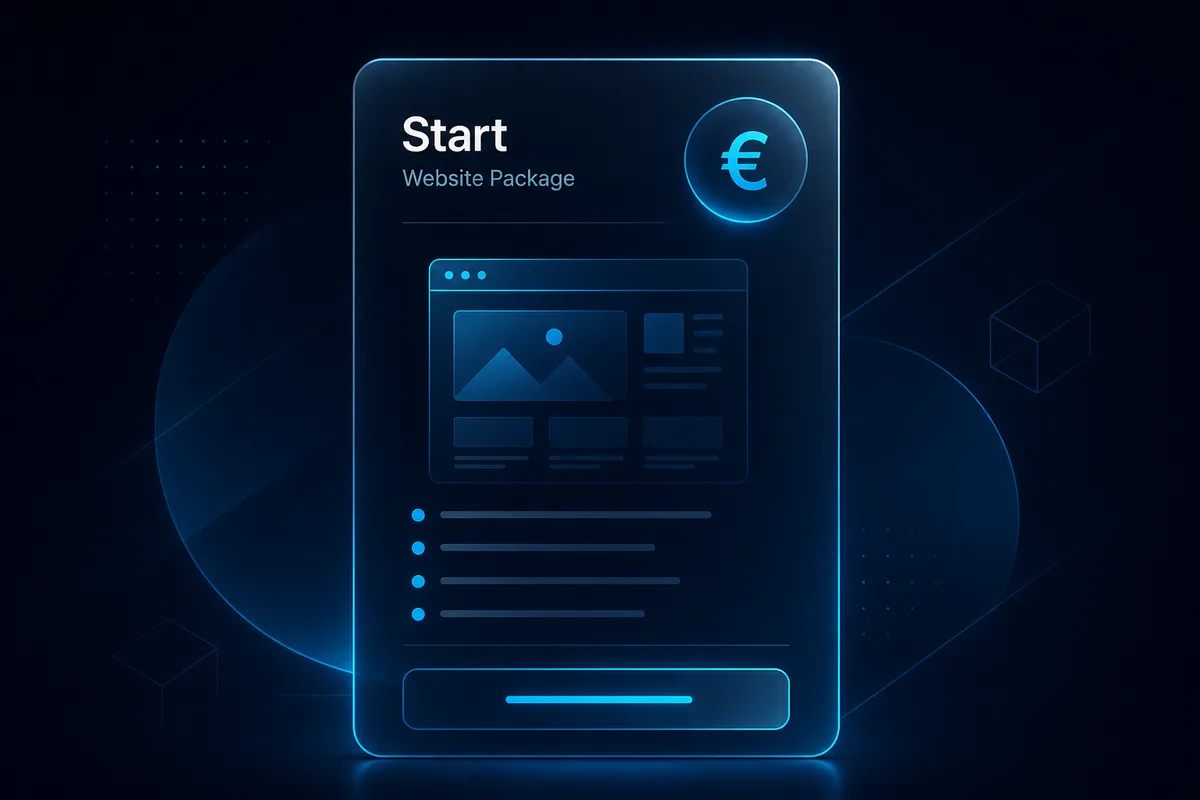Pachet Start — site de prezentare entry-level