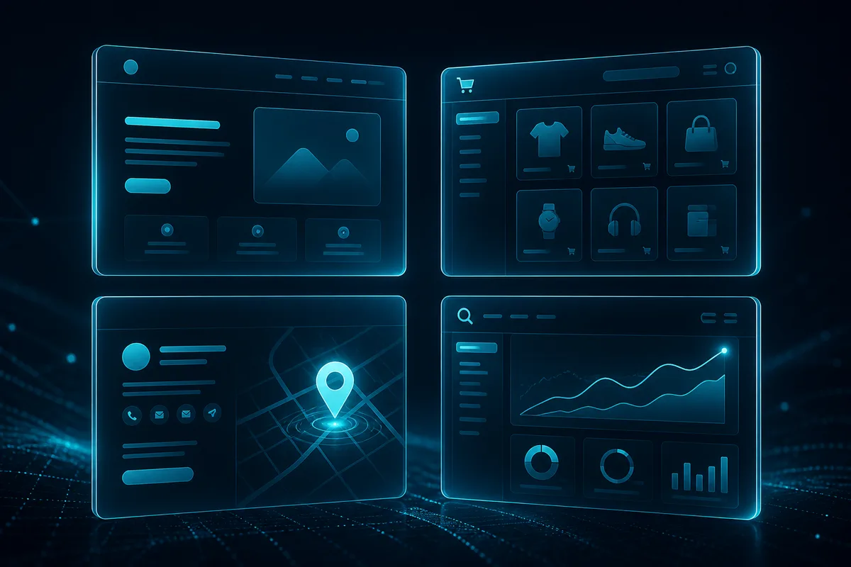 Tipuri de website: prezentare, magazin online, afaceri locale și site SEO