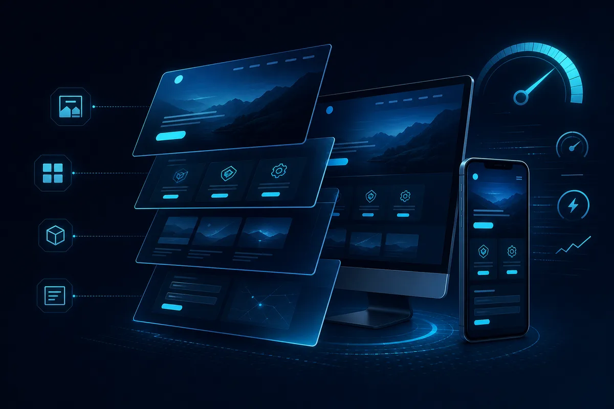 Elemente ale unui website modern: desktop, mobil, formulare și conversii