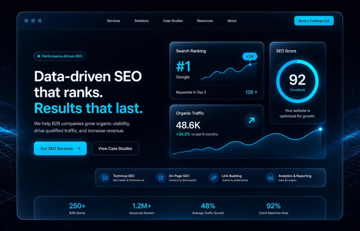 Site construit SEO PromoNet — vizibilitate organică și trafic calificat